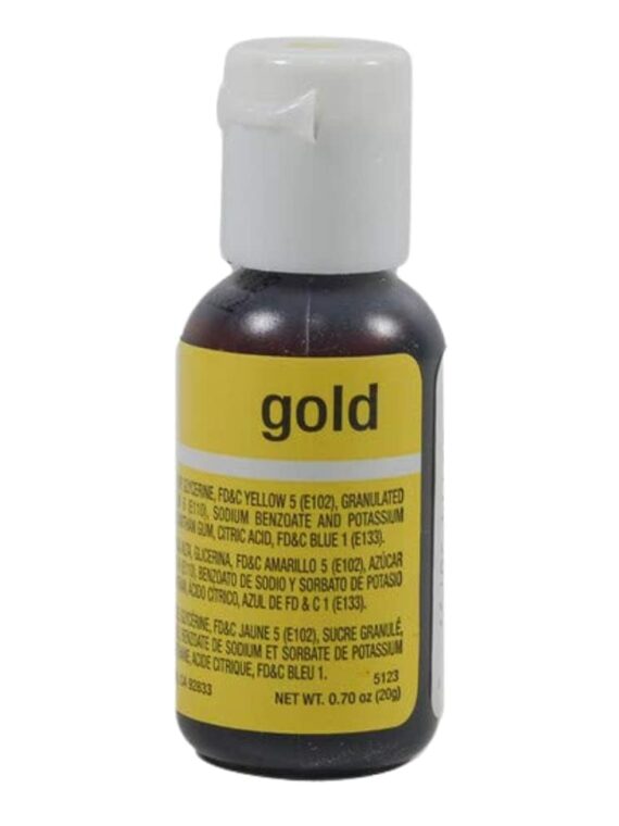 Chefmaster Gold Liqua-Gel 0.7oz