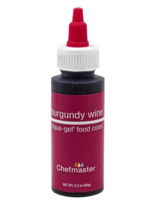 Chefmaster Burgundy Liqua-Gel 2.3oz