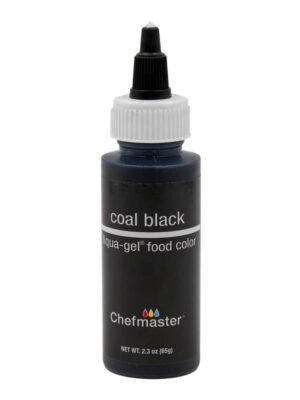 Chefmaster Coal Black Liqua-Gel 2.3oz