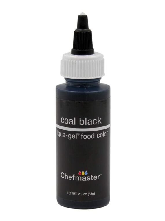 Chefmaster Coal Black Liqua-Gel 2.3oz