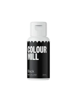Colour Mill Oil-Based Food Coloring, 20 Milliliters Black