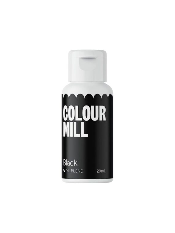 Colour Mill Oil-Based Food Coloring, 20 Milliliters Black