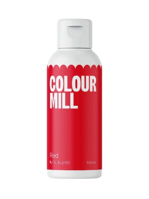 Colour Mill Oil-Based Food Coloring, 100 Milliliters Red