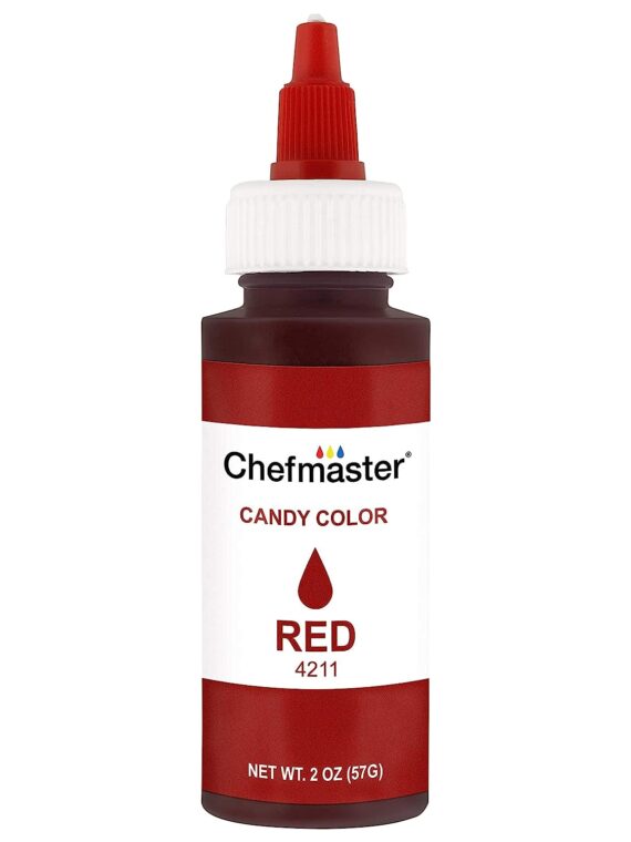 U.S. Cake Supply 2-Ounce Liquid Candy Food Color Color Red