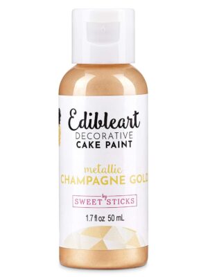 EDIBLE ART DECORATIVE PAINT METALLIC CHAMPANGE GOLD 1.7oz